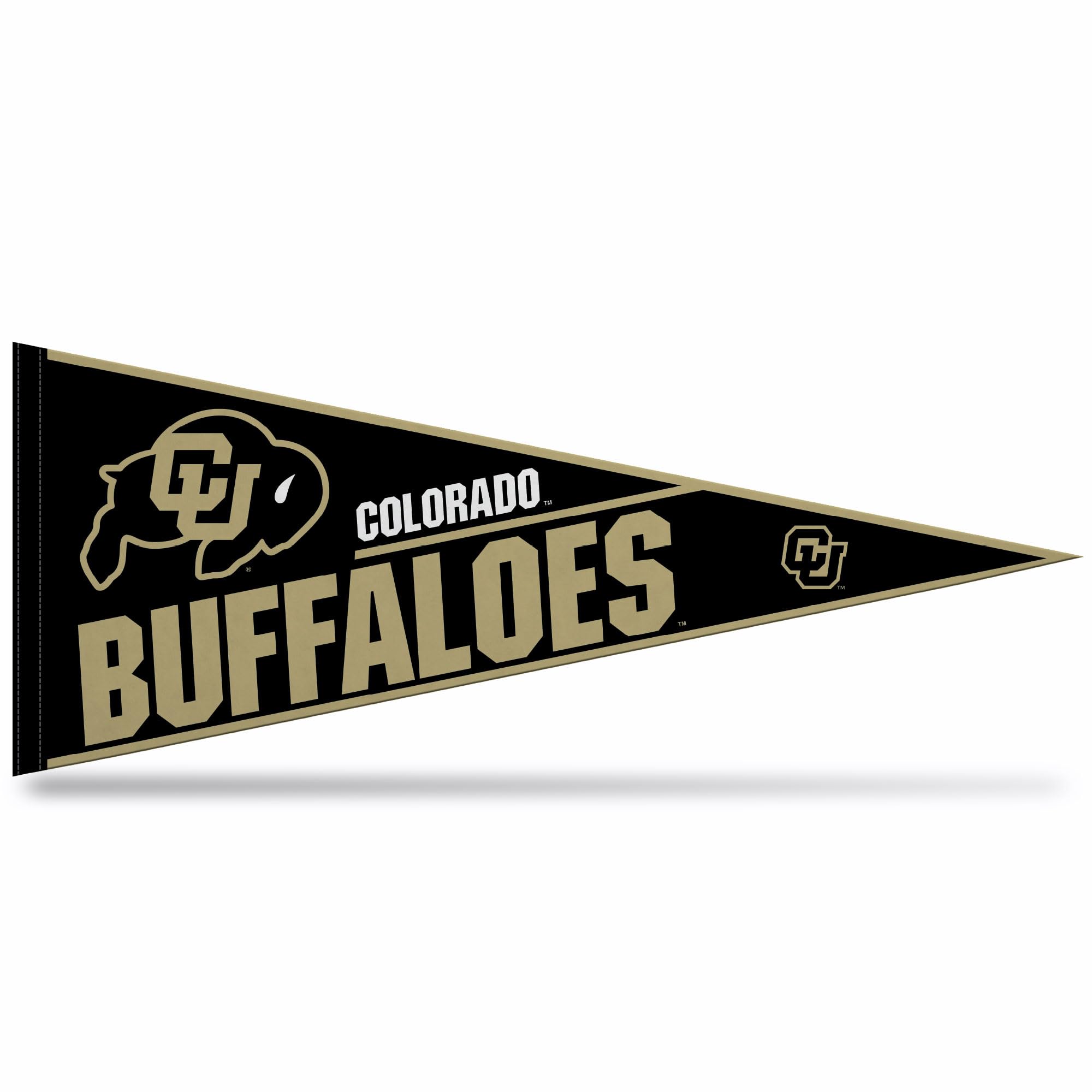 Rico Industries Ncaa Colorado Buffaloes 12'' X 30'' Felt Wall D  Cor Pennant - Great For Home/Bed Room/Man Cave D  Cor
