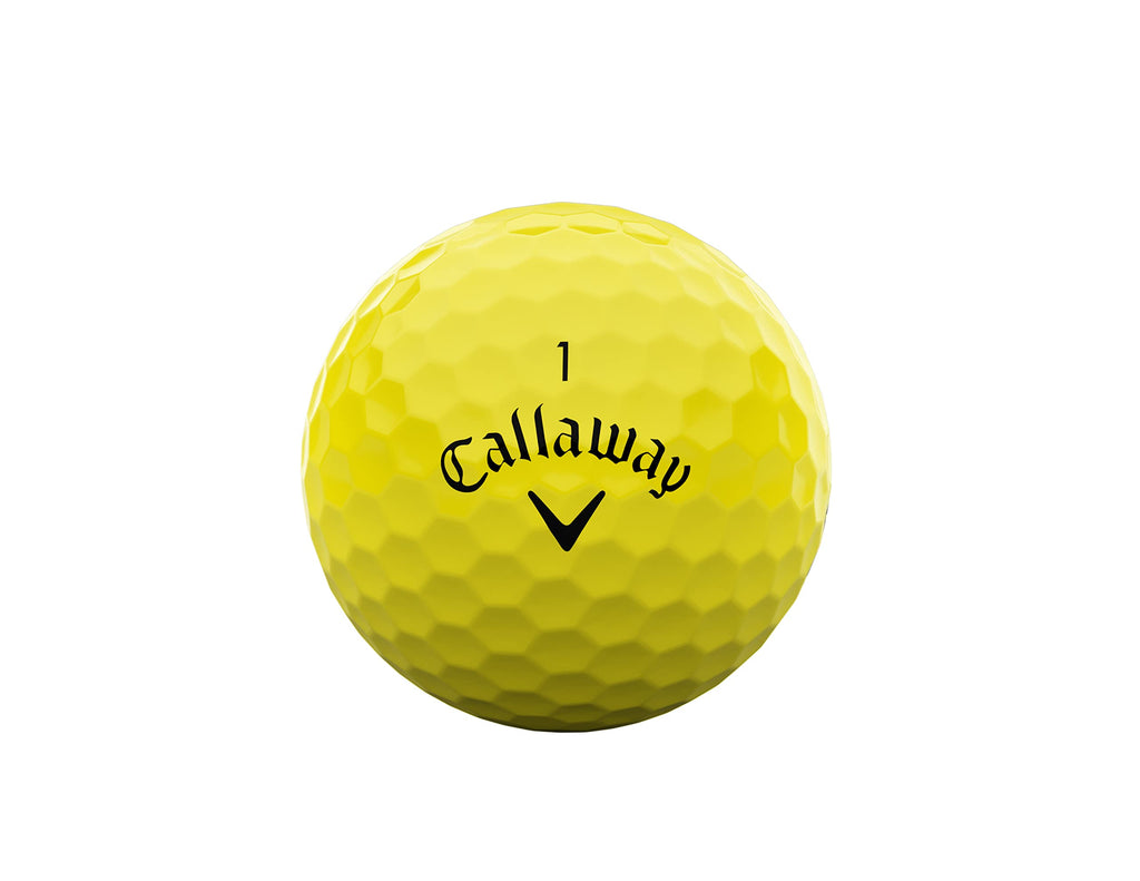 Callaway Warbird Golf Balls (2023 Version, Yellow)