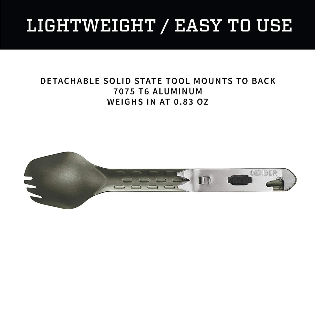 Gerber Gear Gerber Devour Multi-Fork, Camp Eating Tool, Flat Sage [31-003422]