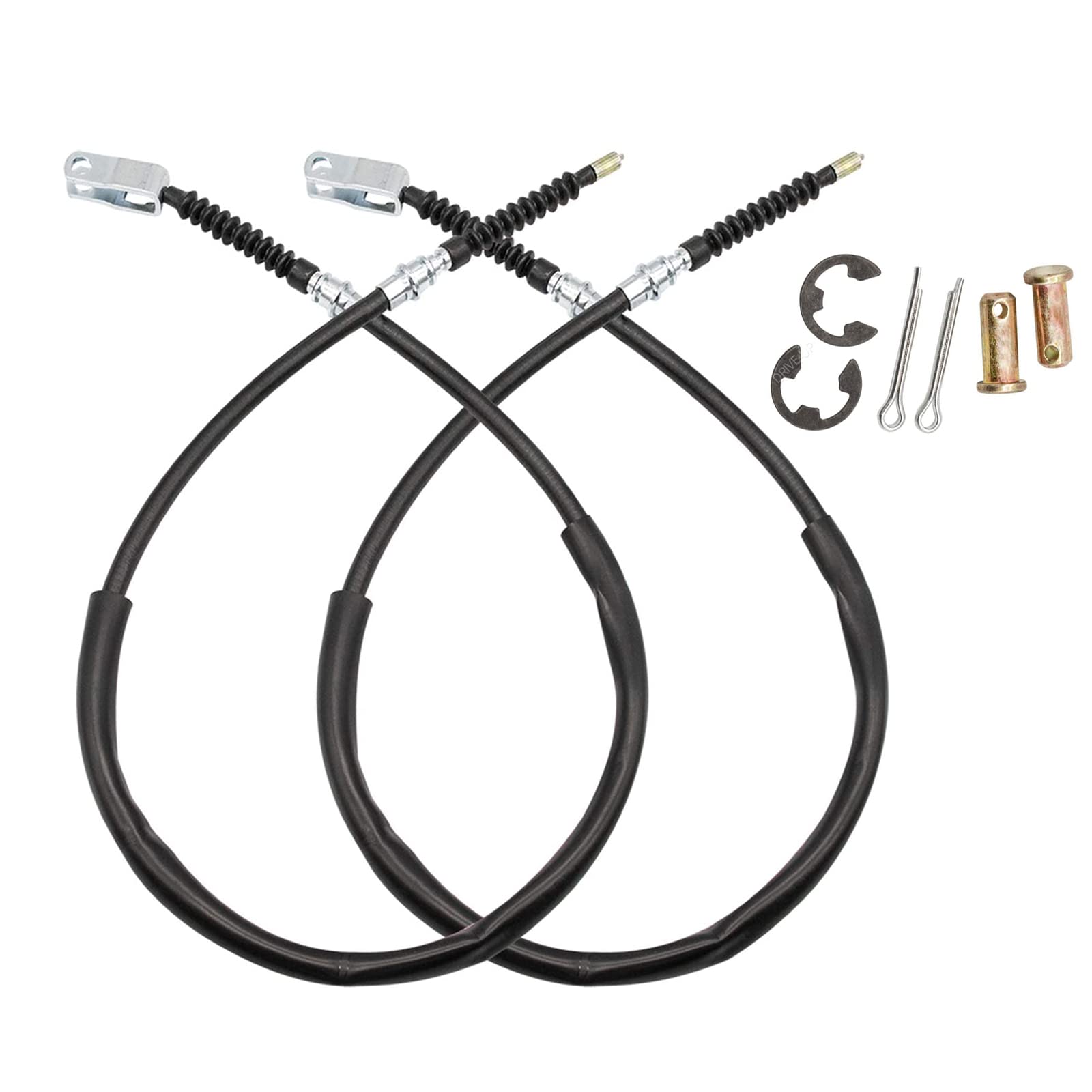 Drive-Up Club Car Ds Brake Cable Kit Stainless Steel Core 2000 & Up 102022101 Driver & Passenger Side Cables