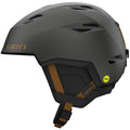 Giro Grid Spherical Ski Helmet - Snowboard Helmet for Men & Women - Metallic Coal/Tan - S (52-55.5cm)