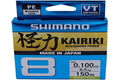 Line Kairiki 8 150 m 0.15 mm 10.3 kg M Green