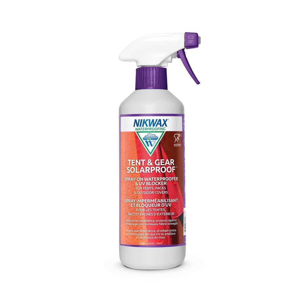 Nikwax Tent & Gear, Tent & Gear Solarproof, 500Ml, Spray Waterproofing And Uv Protector, Rain Protector, Restores Dwr Water Repe