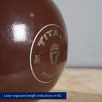Titan Fitness 30 Kg Competition Kettlebell, Single Piece Casting, Kg Markings, Full Body Workout