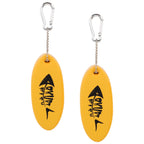 Qkurt 2 Pack Floating Keychain, Glow In The Dark Foam Floating Key Chain Lightweight Key Float Water Sport Accessories For Surfi