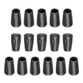 Bornfeel Trekking Pole Replacement Tips 16 Pack Hiking Pole Rubber Tips Walking Stick Tips End Caps Protectors