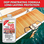 Star Brite Teak Oil - Long Lasting, Penetrating, Sealer & Preserver With Uv Inhibitors - Marine Grade For The Harshest Weather C