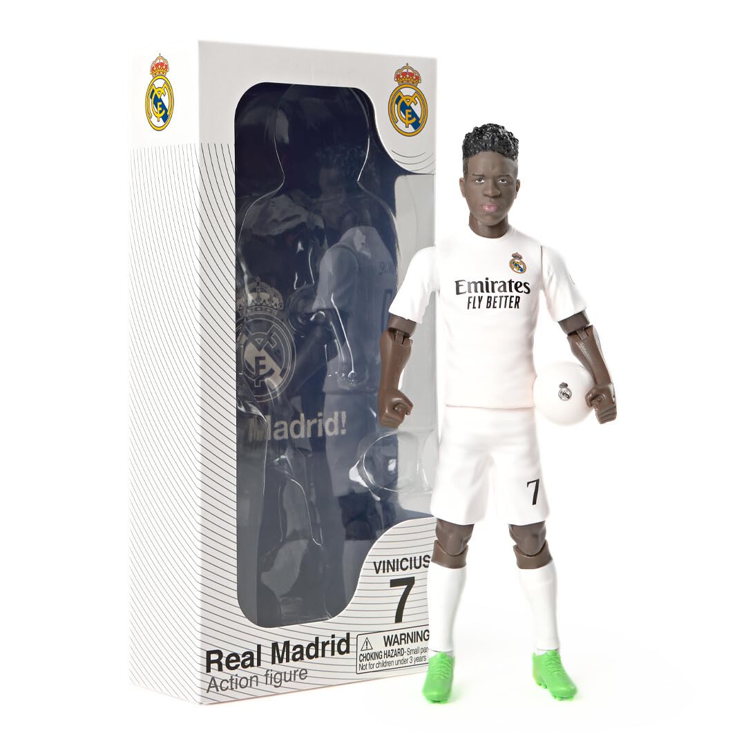 Sockers Banbo Toys Real Madrid CF Vinicius Junior 8 Collectible Soccer Action Figure