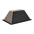 BNF Flat Top Trapezoid Balance Block Wide Base Gymnastics Block Stitched Seams Stretching Brick Gray, Black