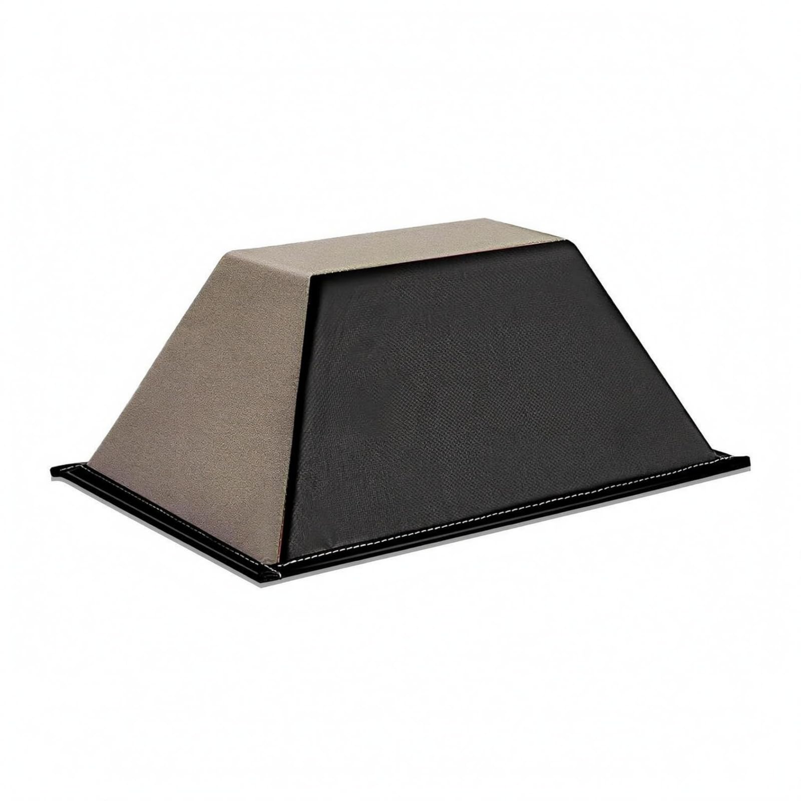 BNF Flat Top Trapezoid Balance Block Wide Base Gymnastics Block Stitched Seams Stretching Brick Gray, Black