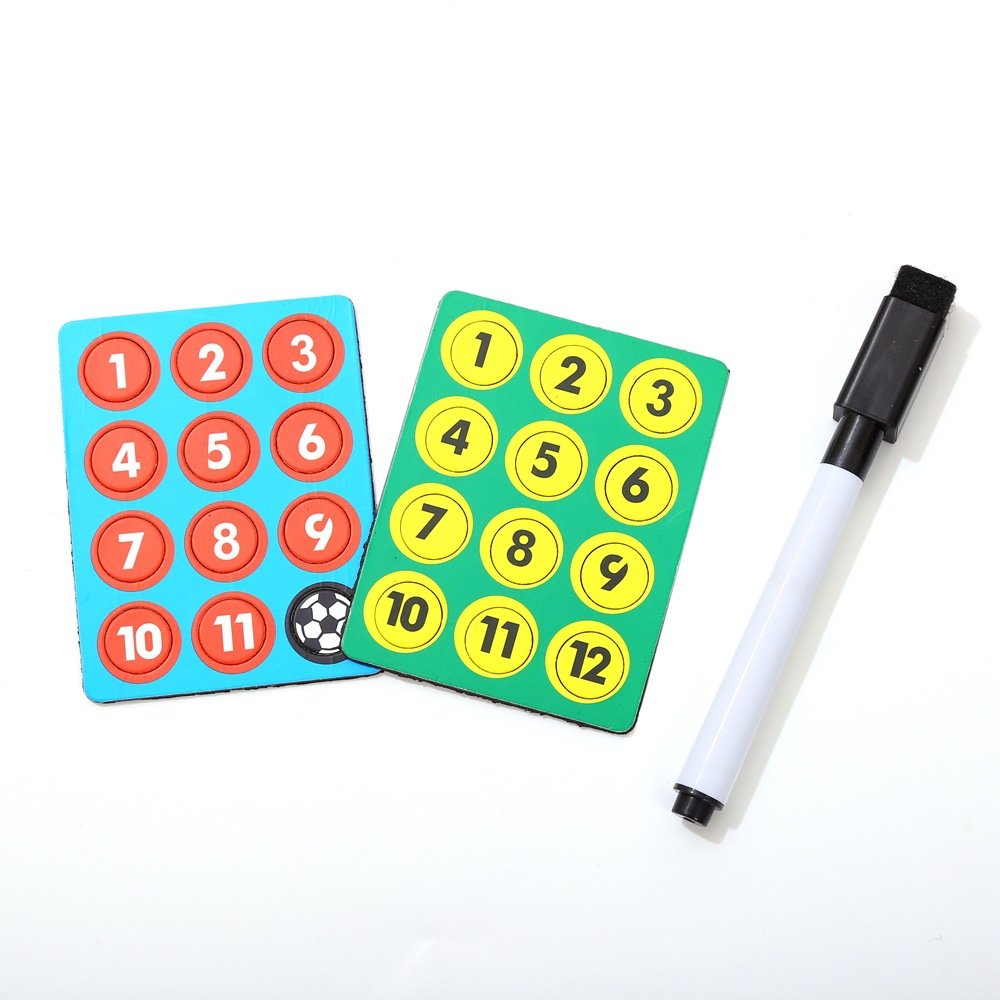 Soccer Coaching Board Soccer Coaches Clipboard Tactical Magnetic Board Kit With Dry Erase, Marker Pen And Zipper Bag (Football B