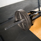 Titan Fitness Full Deadlift Barbell Jack Stand, 2000 Lb Capacity, Elevated Lift For Easy Loading And Unloading Barbell Weight Pl