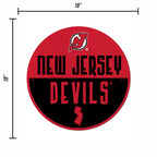 Rico Industries Nhl New Jersey Devils Classic Shape Cut Pennant - Home And Living Room D  Cor - Soft Felt Ez To Hang