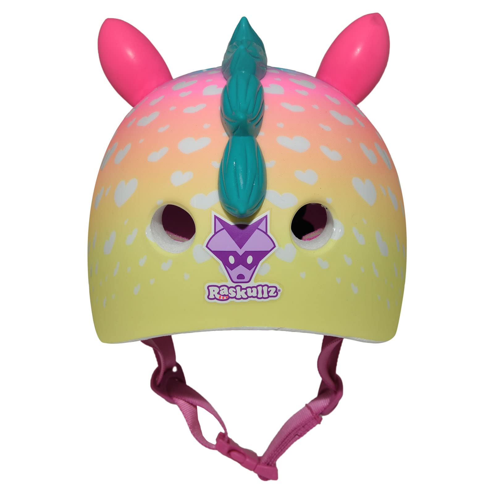 Raskullz Kids' C-Preme Super Rainbow Corn Helmet, Pink, One Size