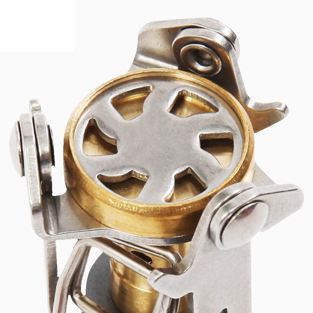 Desert & Fox Ultralight Mini Camping Stove, 2600W Power Titanium Alloy Automatic Foldable Outdoor Cookware Tool For Picnic, Cook