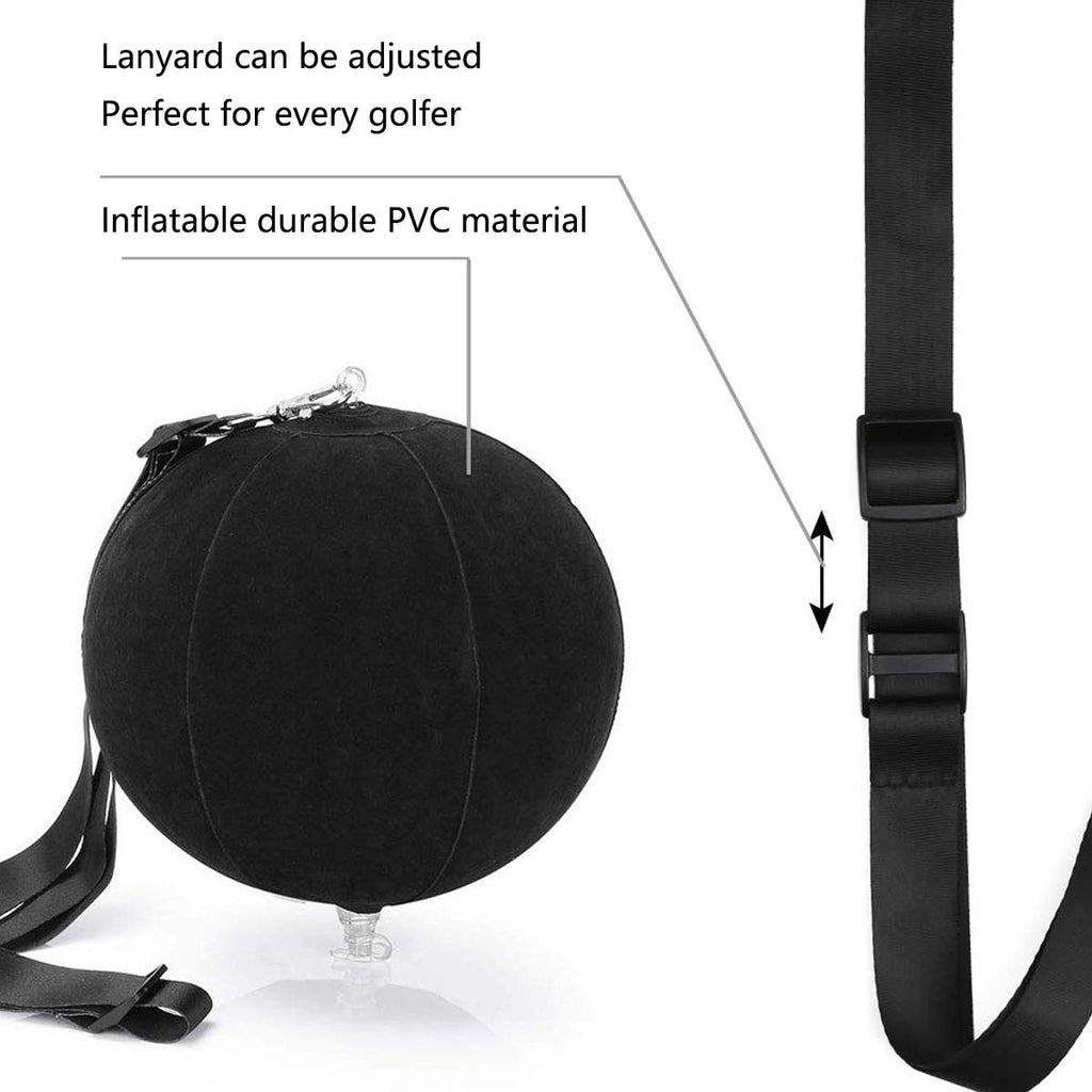 Vukayo Golf Swing Trainer Ball,Golf Inflable Ball, For The Player Practing Posture Correction Training