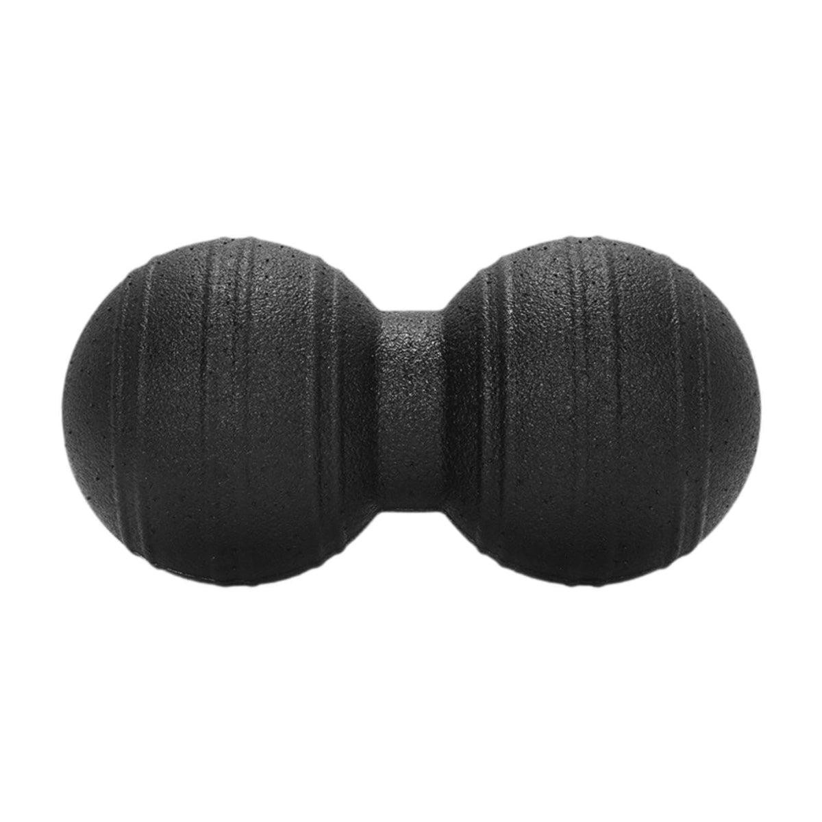 UJEAVETTE Peanut Massage Ball Versatile Yoga Massager Roller for Indoor Home Gym Waist Black