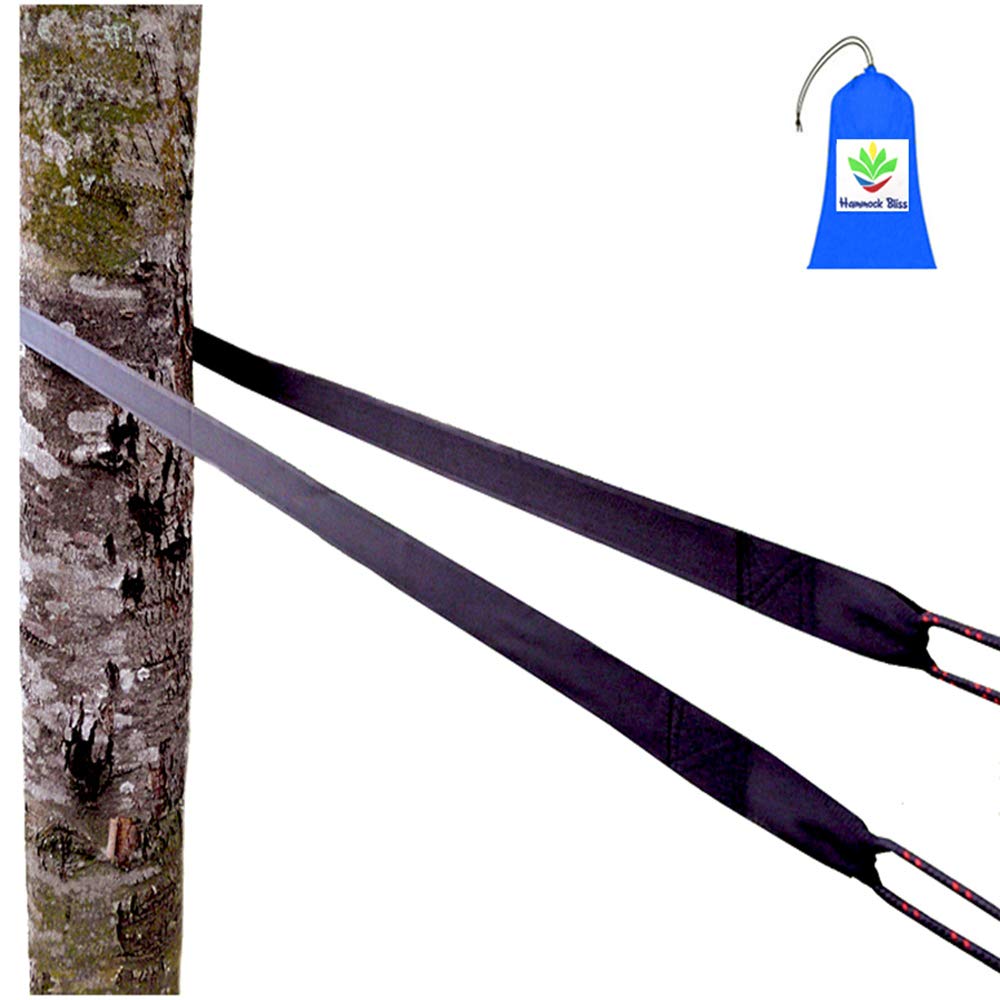 Hammock Bliss Xl Extra Long Tree Straps - Hang Any Hammock With Ease - Super Strong & Durable - Quality You Can Trust - Only 5 O