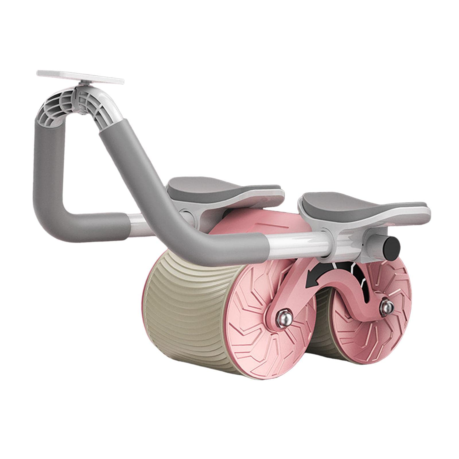 Enakshi Professional Ab Roller Wheel Fitness Equipment Home Gym Ab Machine Workout Pink | Abdominal Exercisers