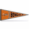 Rico Industries Nfl Football Cincinnati Bengals Retro - Alt 12'' X 30'' Felt Wall D  Cor Pennant - Great For Home/Bed Room/Man C