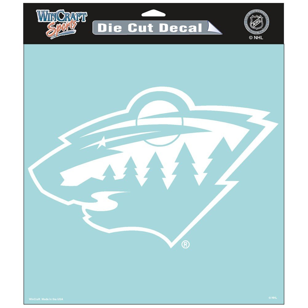 Wincraft NHL Minnesota Wild WCR29630061 Perfect Cut Decals, 8 x 8
