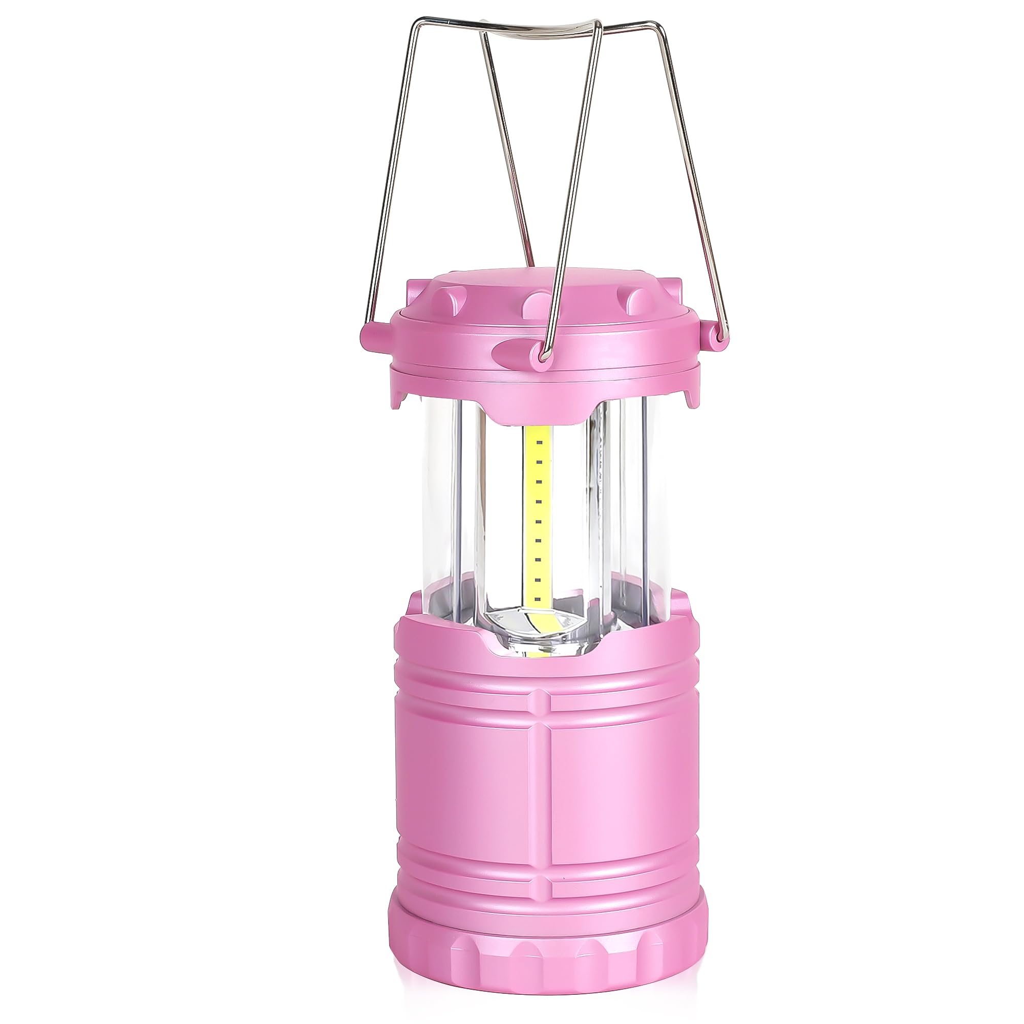 SEAMAGIC LED Pink Camping Lanterns, Portable Camping Lights, Outdoor Handled Lamps, Essential Emergency Lights for Power Outages