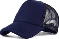 Fashmade Half Net Navy Black Classic Unisex Mens Boys Womens Adults Baseball Cap Caps Adjustable Cap Caps For Mens Men Boys Boy 