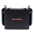 YakAttack BlackPak Pro Kayak Fishing Crate - Includes 6 Attachable Fishing Rod Holders, 16 x 16 - Black