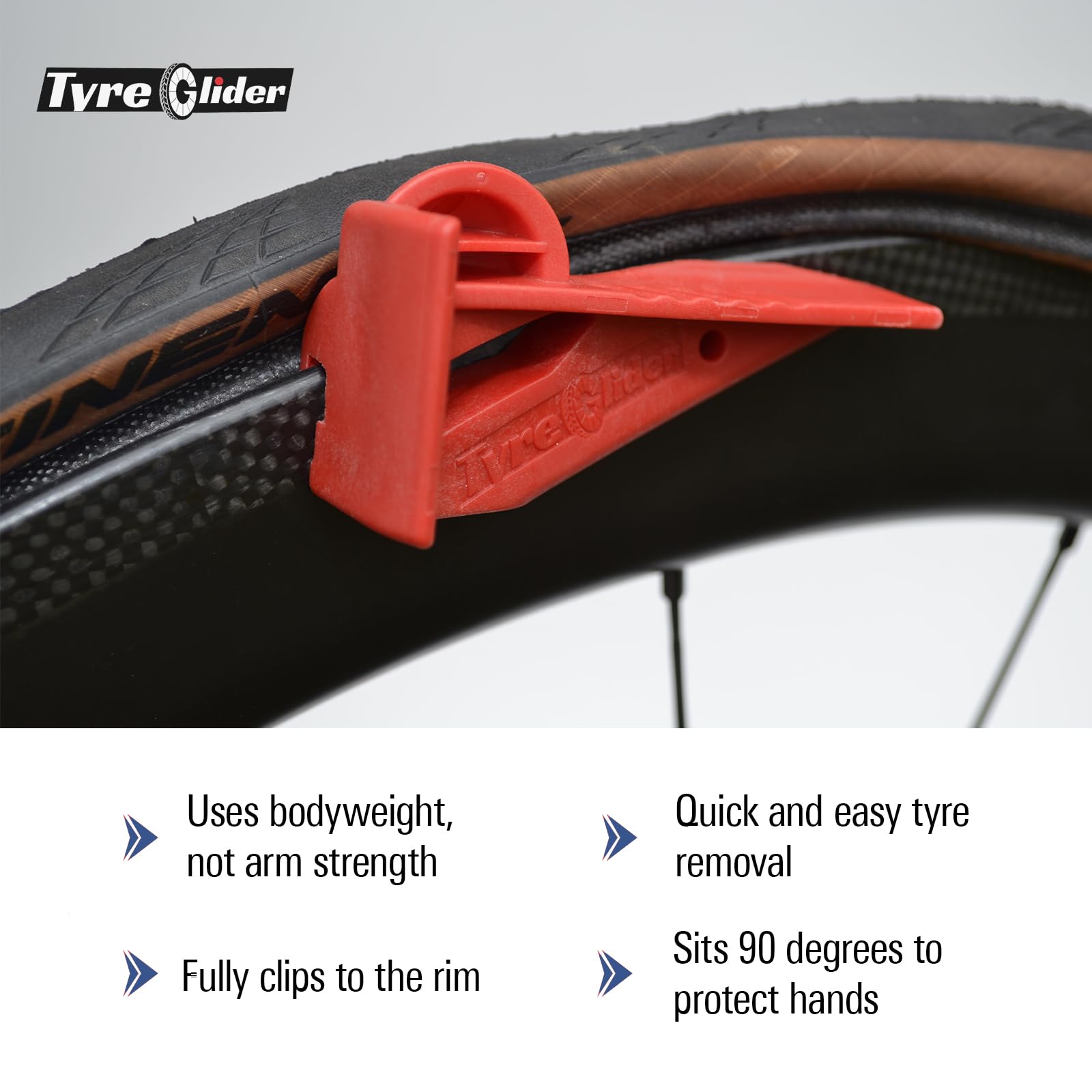 Tyre Glider  The Next Gen Tire Lever  Bike Tire Levers  Tyre Tool For Bicycles  For All Tire Widths Including Mountain, Road & G