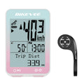 Bikevee GPS Bike Computer Wireless with Auto Start/Stop & Auto Backlight, IPX7 Waterproof Bicycle Odometer MPH KM/H, 2.4 LCD Cyc