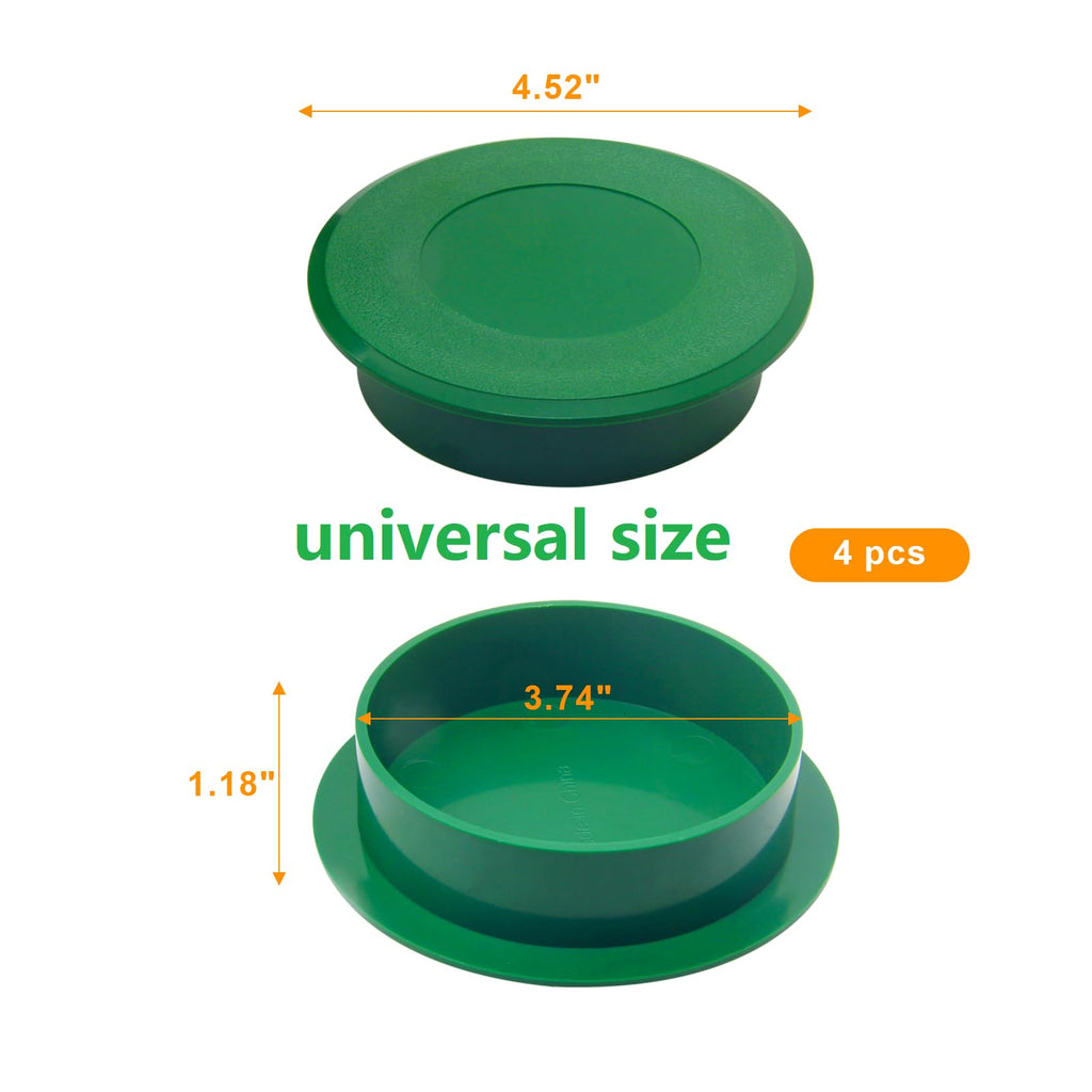 Golf Cup Cover,4 Pcs Golf Hole Putting Green Cup Golf Practice Training Green Hole Cup Covers,Universal Dimensions For Golf Hole