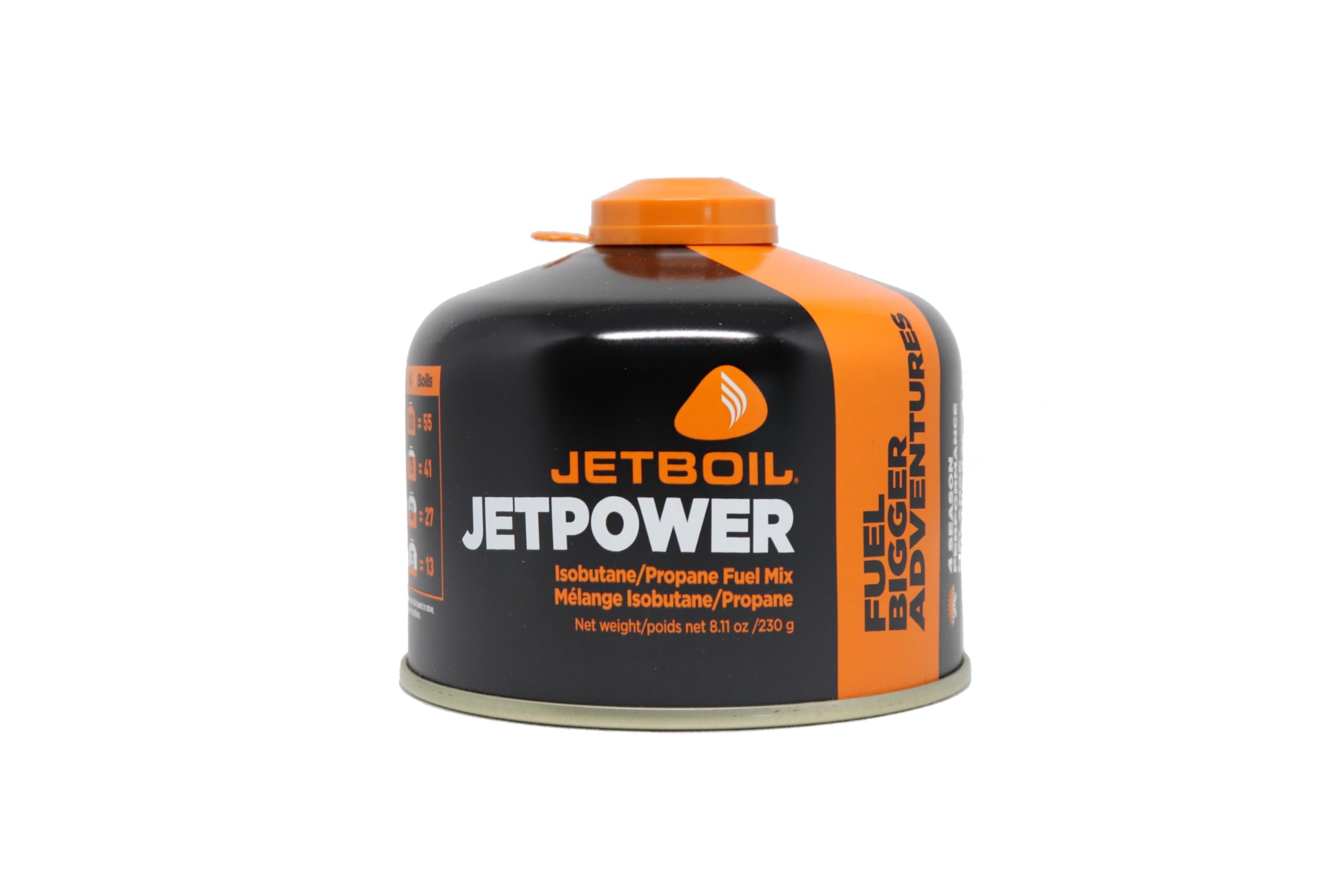 Jetboil Jetpower Fuel for Jetboil Camping and Backpacking Stoves, 230 Grams