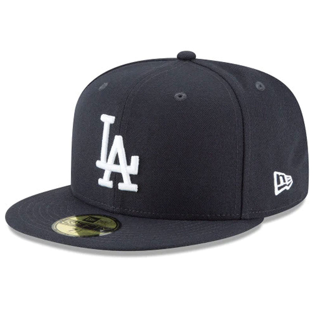 New Era 59Fifty MLB Basic Los Angeles Dodgers Navy Blue Fitted Headwear Cap (7 7/8-62.5cm)