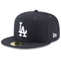 New Era 59Fifty MLB Basic Los Angeles Dodgers Navy Blue Fitted Headwear Cap (7 7/8-62.5cm)
