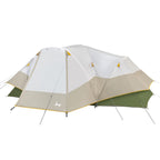Slumberjack Aspen Grove 8 Person Hybrid Dome Family Camping Tent With 2 Rooms, Room Divider, Separate Entries, Full Fly, And Ves