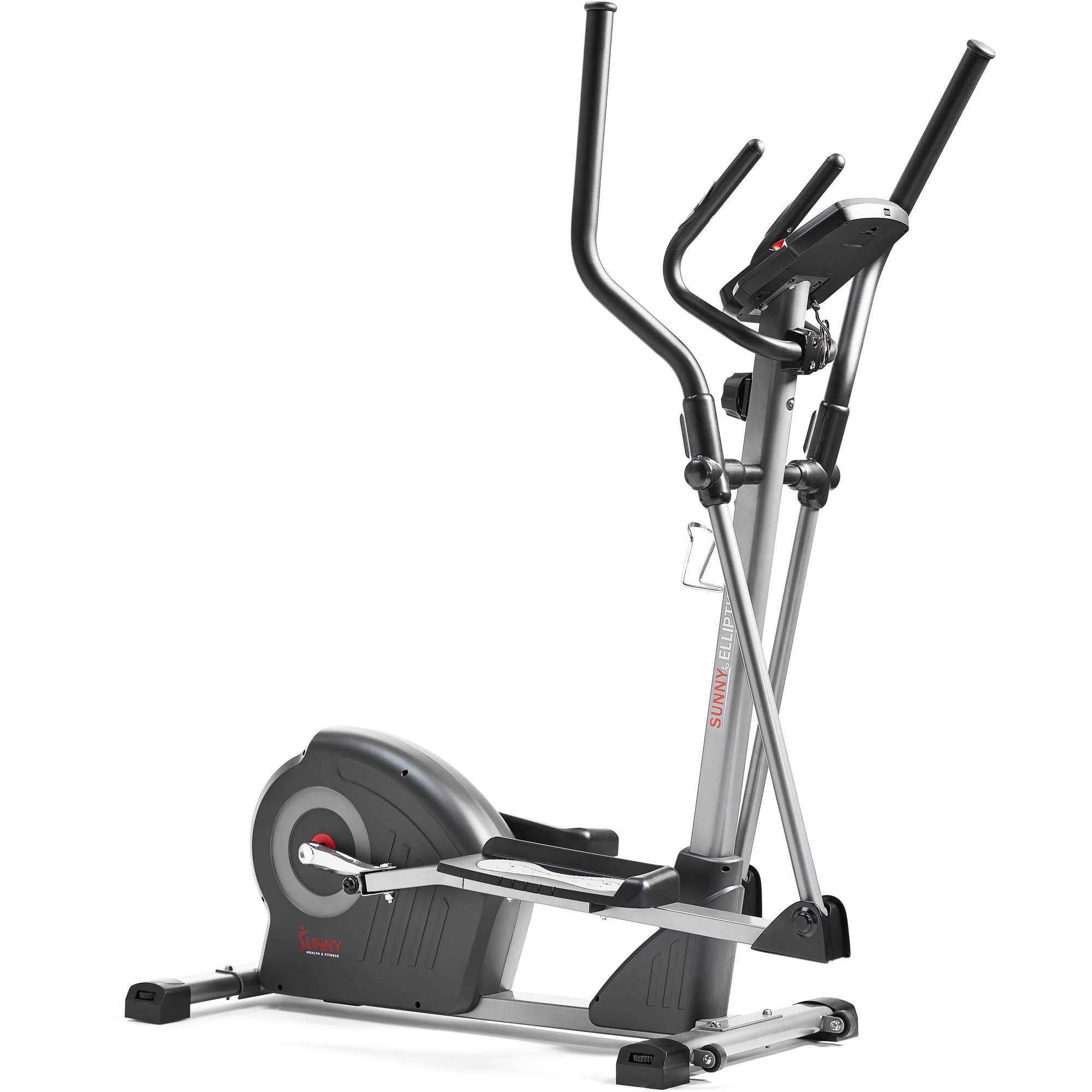 Sunny Health & Fitness Elite Interactive Series Exercise Elliptical With Exclusive Sunnyfit App Enhanced Bluetooth Connectivity