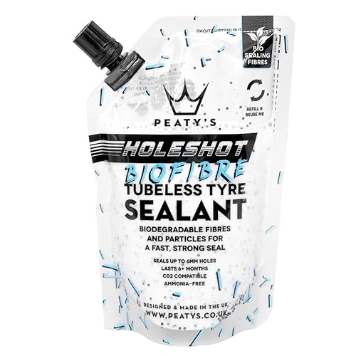 Peatys Holeshot Biofibre Tubeless Tire Sealant 120Ml4 Oz