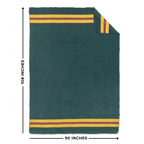 Arcturus Rainier Wool Blanket - Warm, Heavy, Washable, Large Bed Blanket | Great For Home & Camping (Fort Vancouver, King)