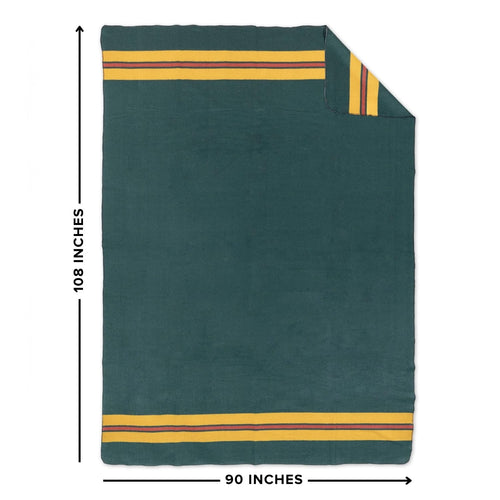 Arcturus Rainier Wool Blanket - Warm, Heavy, Washable, Large Bed Blanket | Great For Home & Camping (Fort Vancouver, King)