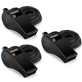 Fya Whistle, Sports Whistle With Lanyard, Very Loud Black Whistles Great For Coaches, Referees, Outdoor Sports