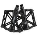 Boruizhen Aluminium Cnc Bike Platform Pedals Lightweight Road Cycling Bicycle Pedals For Mtb Bmx (Black)