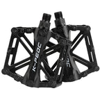 Boruizhen Aluminium Cnc Bike Platform Pedals Lightweight Road Cycling Bicycle Pedals For Mtb Bmx (Black)