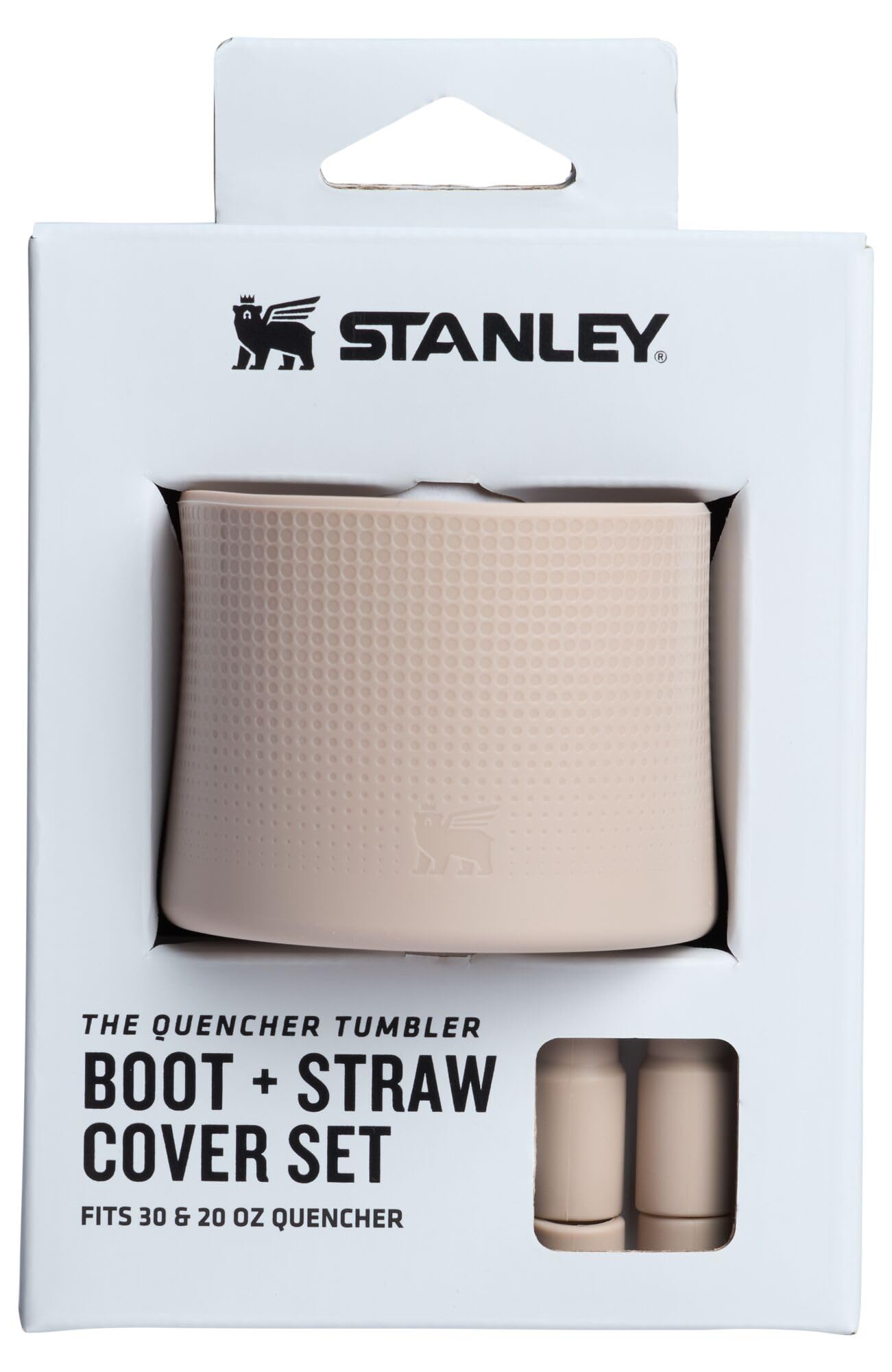 Stanley Quencher Boot And Straw Cover Cap | Anti-Slip Silicone Protector For 20 & 30 Oz Tumbler With Handle | Accessory Set For