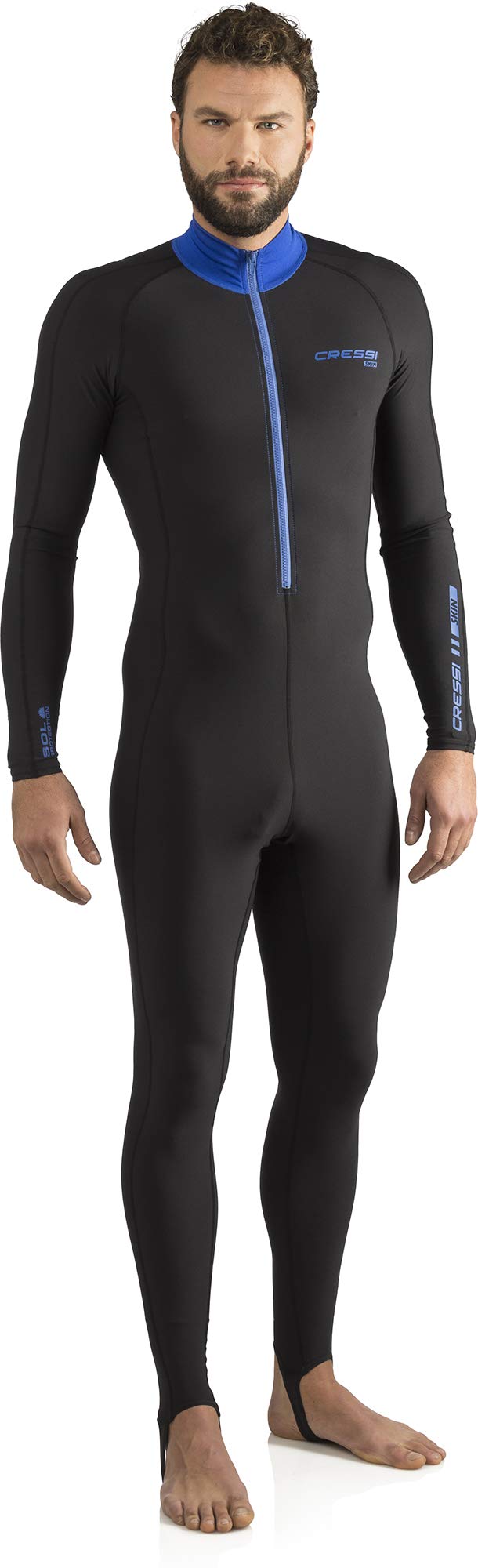 Cressi Skin, Black/Blue, 2Xl