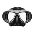 SCUBAPRO Zoom Scuba Mask with Ultra Clear Dual Lens and Lens-Change System for Optical Lenses for Diving, Full Black