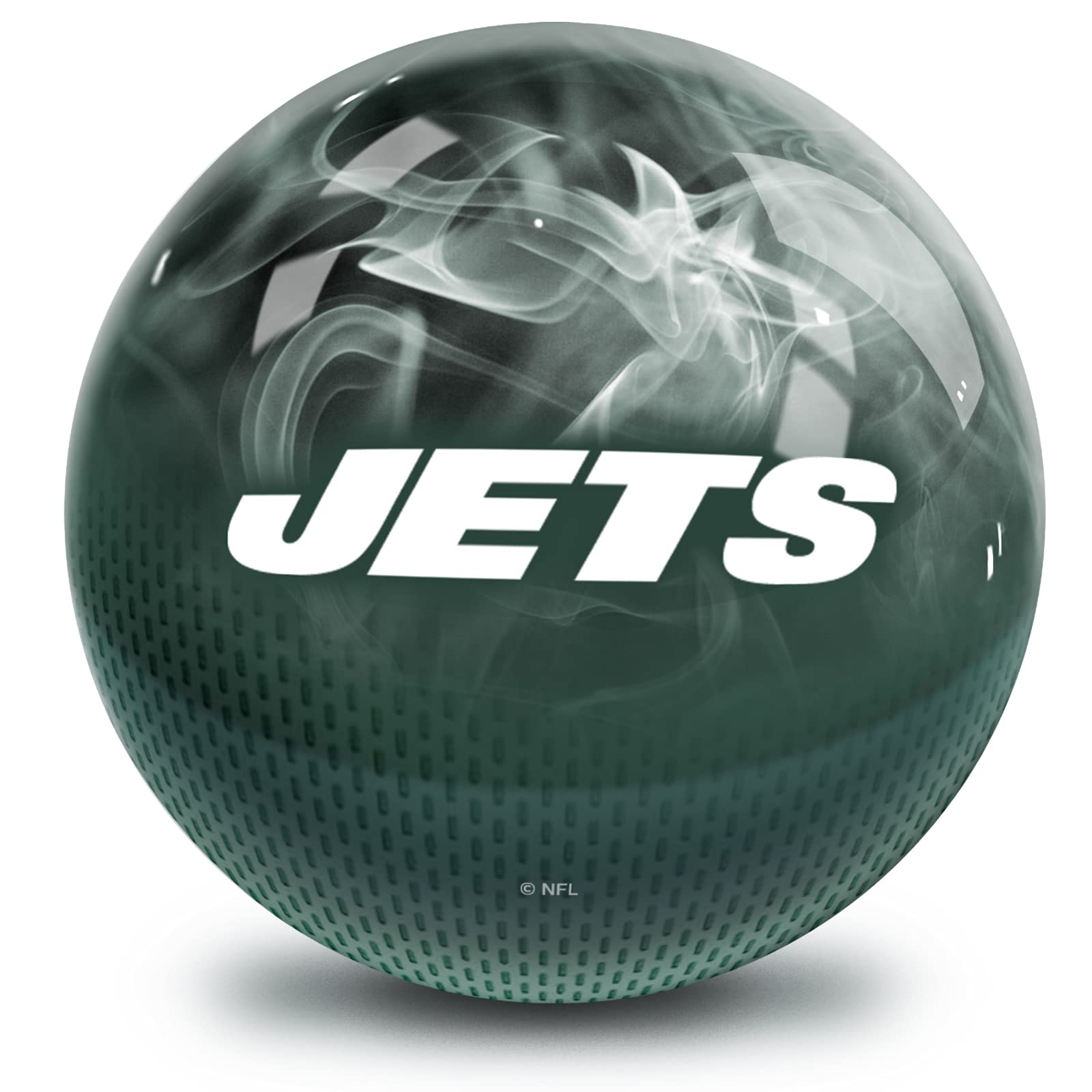 New York Jets Nfl On Fire Bowling Ball 14Lbs