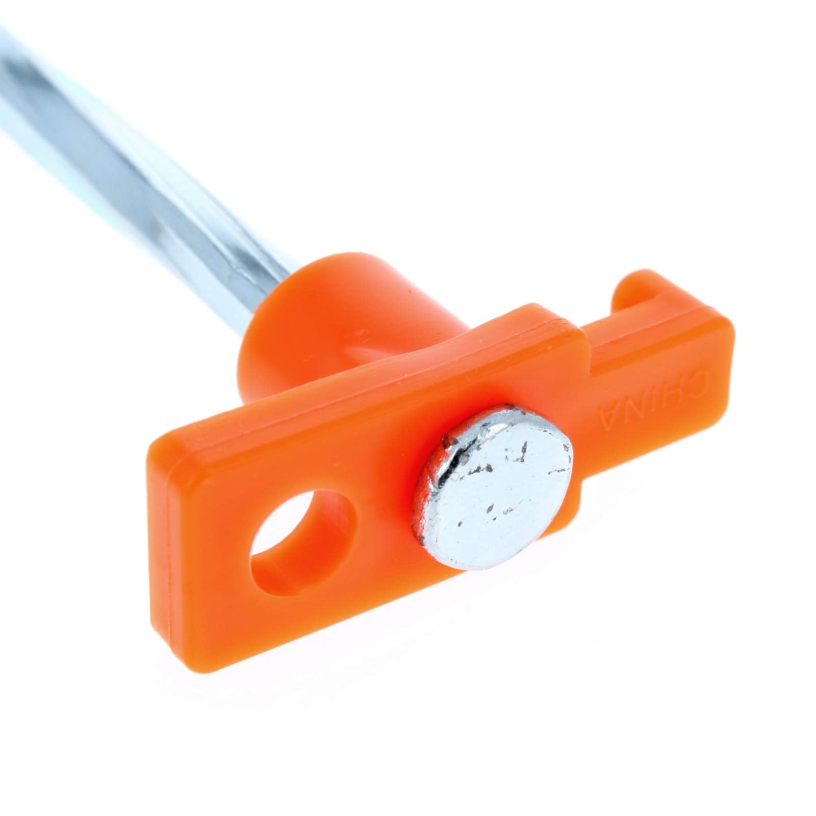 (6 Piece) Asr Outdoor Heavy Duty Tent Pegs - Orange