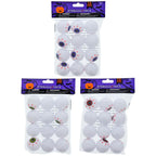 Tlc Spooky Fun Play Bundle Set Eyeball Ping Pong Balls For Halloween 36Pcs Total (Red Blue And Green)