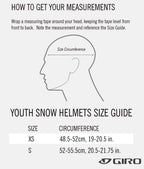 Giro Launch Cp Youth Snow Ski Helmet W/Matching Goggles Matte Bright Red/Black Red Podium Xs (48.5-52Cm)