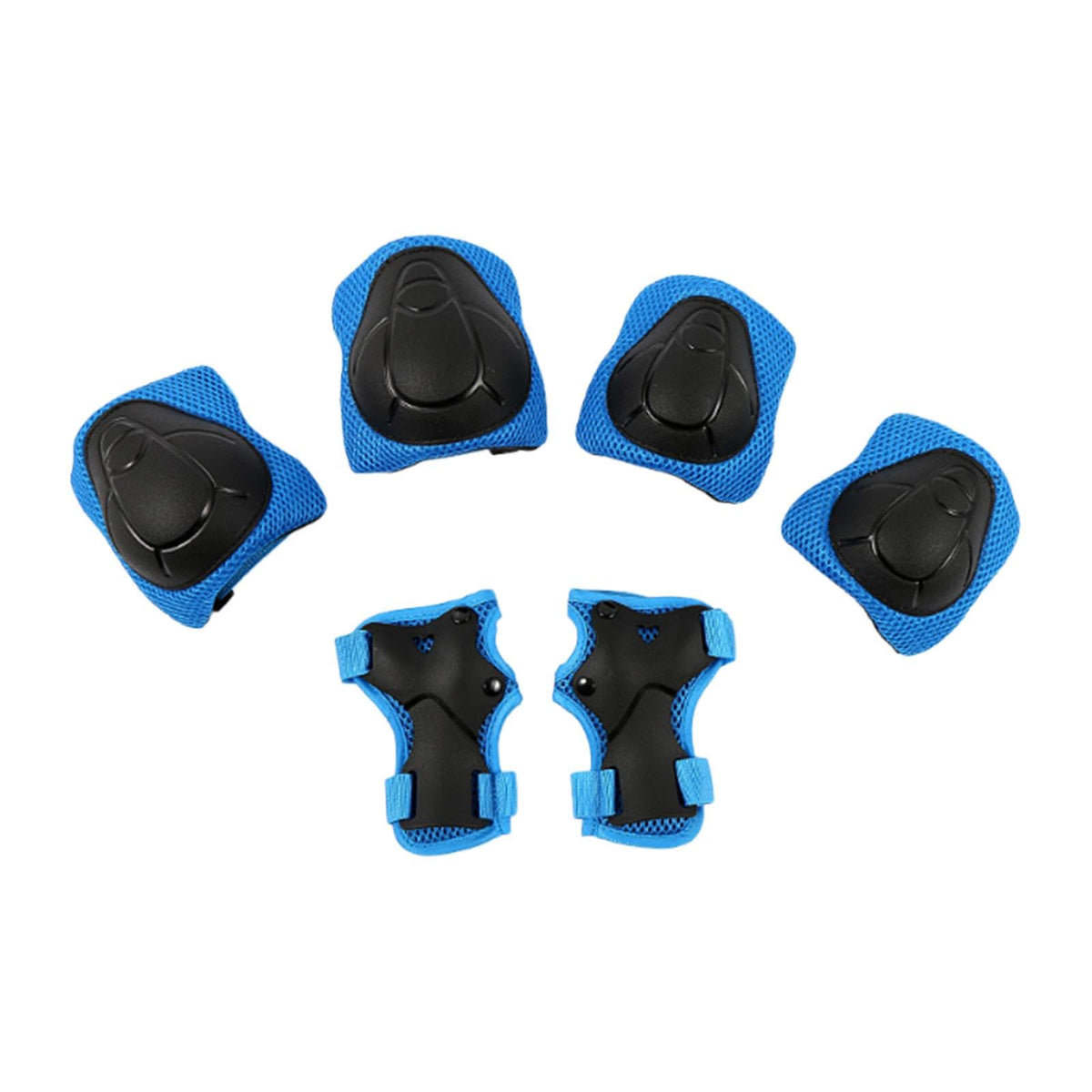 MYADDICTION Kids Protective Gear Set Kids Skateboard Knee Pads for 27 Years Sports Bike Blue
